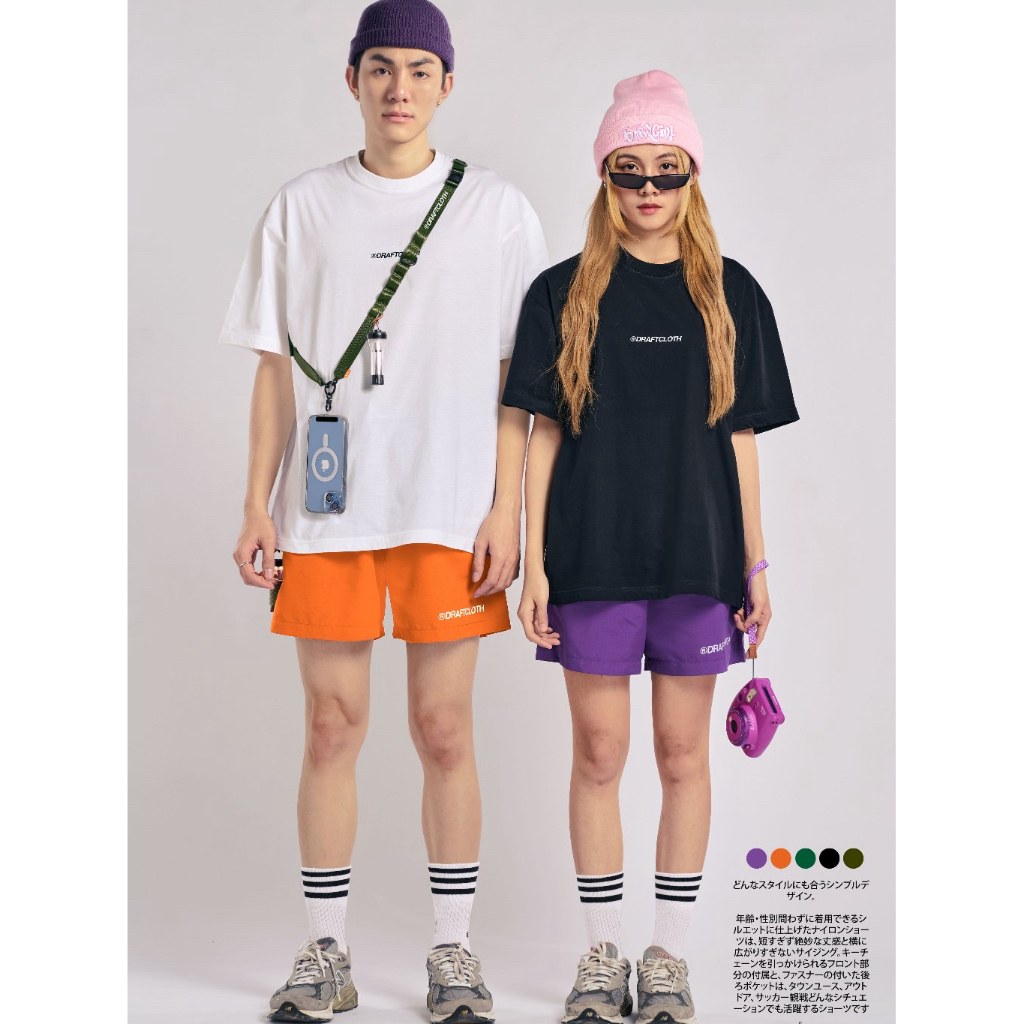 เสื้อยืดโอเวอร์ไซด์ ผ้าคอตต้อนคอชิด