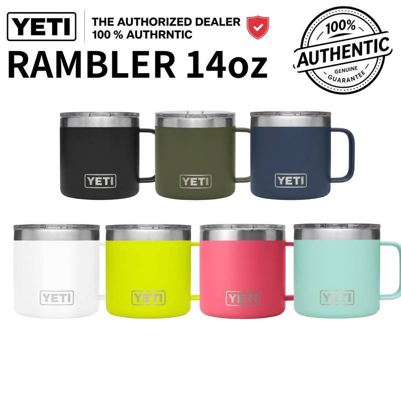 YETI แก้วเก็บอุณหภูมิสแตนเลส 14oz มีหูจับ ขนาดเล็ก วัสดุคุณภาพดี พกพาสะดวก พร้อมส่ง