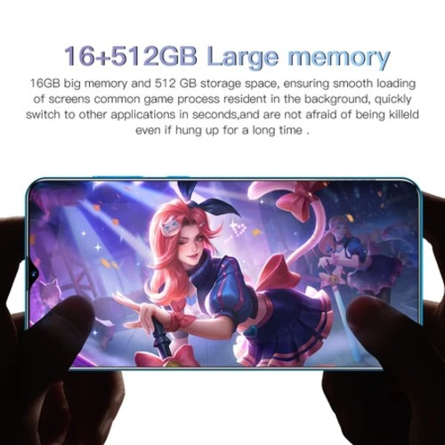 U12 Max โทรศัพท์มือถือหน้าจอ 6.9 นิ้ว RAM 12GB ROM 512GB รองรับซิมคู่ แบตเตอรี่ 5000mAh