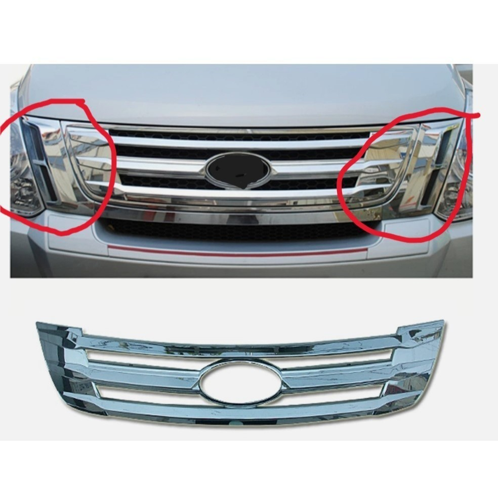 ช่องลมหน่้าอุปกรณ์แต่ง Hyundai i800 iMax H1 Starex 2007 2015 มีมาสองคู่