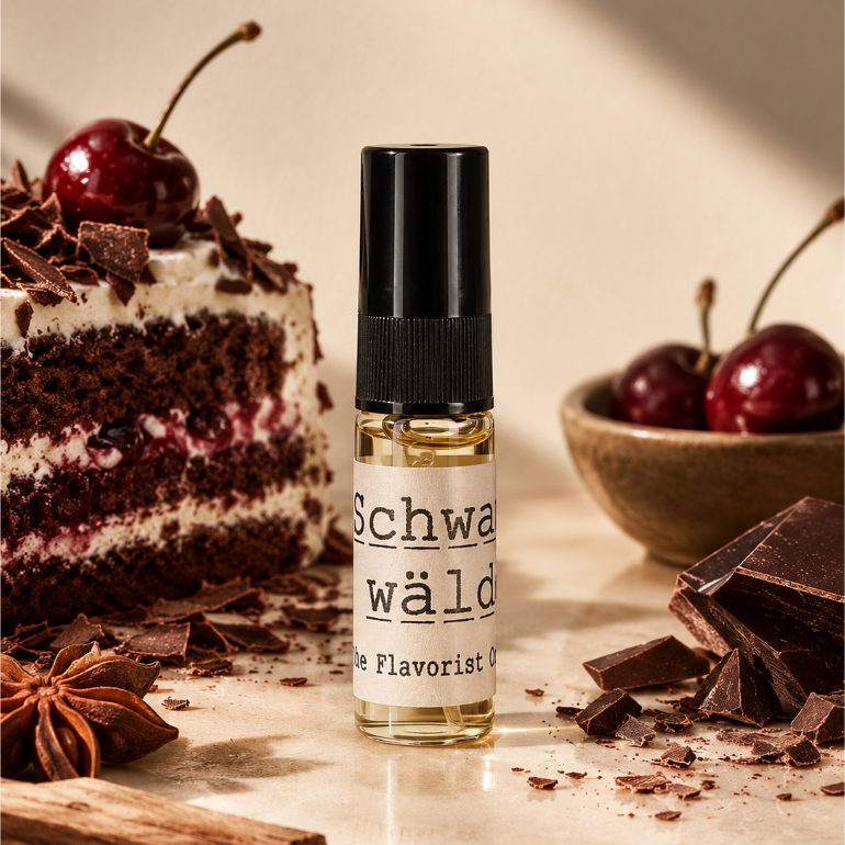 (กลิ่นใหม่) น้ำหอม Les Bonjours Schwarzwälder EDP 3 ml กลิ่นช็อกโกแลต Black Forest Cake | The Flavorist Collection