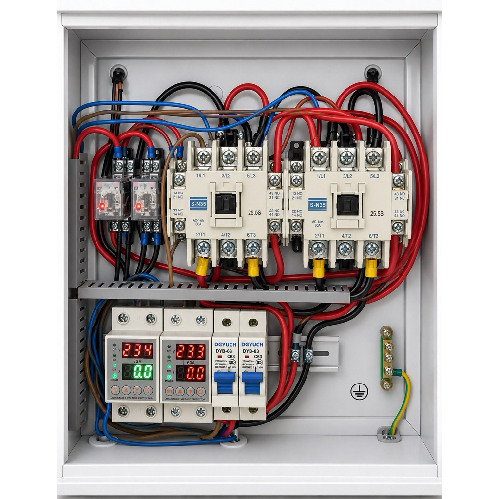 ชุดATSสลับไฟแมกเนติกSN-35