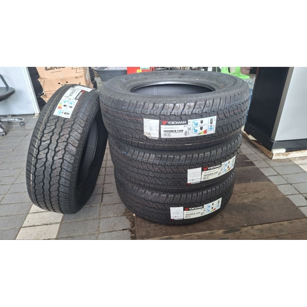 YOKOHAMA 265/65r18 ยางใหม่ปี2024 (รวมยาง4เส้น)แถมจุ้มฟรี4ตัว