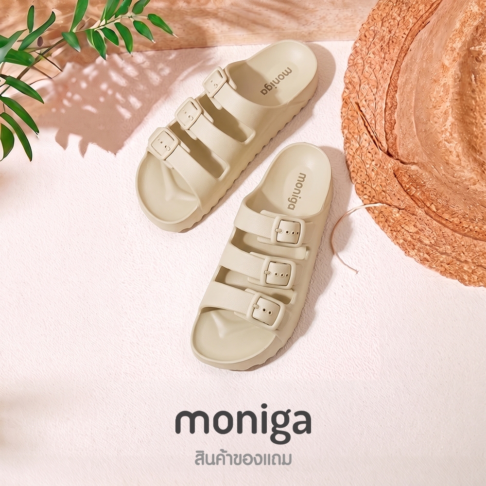 (สินค้าสมนาคุณ) MONIGA รุ่น Toast3 รองเท้าแตะแบบสวม คละสี คละไซส์