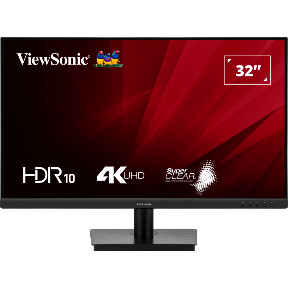 MONITOR (จอมอนิเตอร์) VIEWSONIC 32” VA3208-4K-MHD 4K UHD Monitor with Built-in speakers