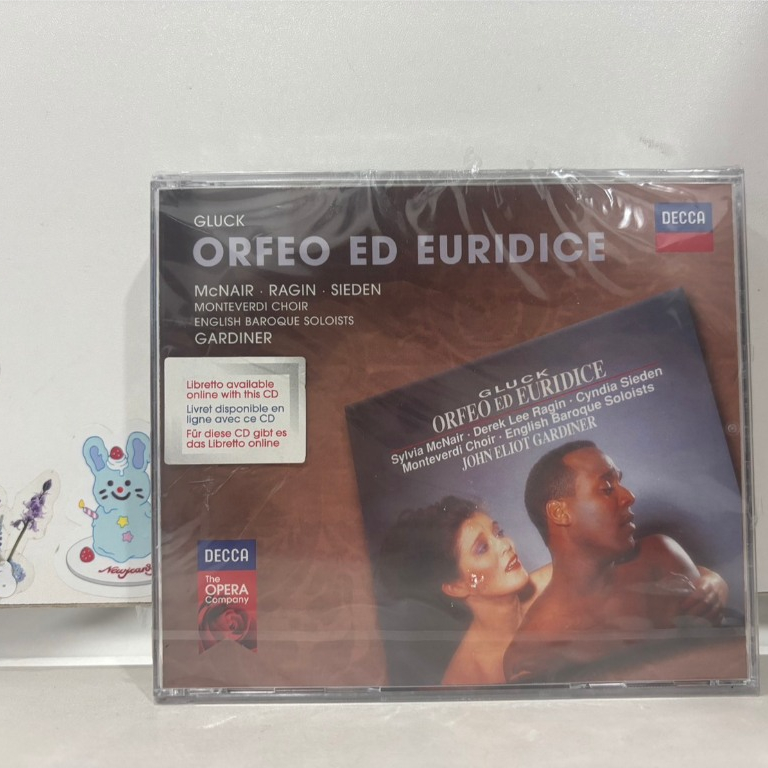 2 CD MUSIC  ซีดีเพลงสากล     ORFEO ED EURIDICE   (G1B25)