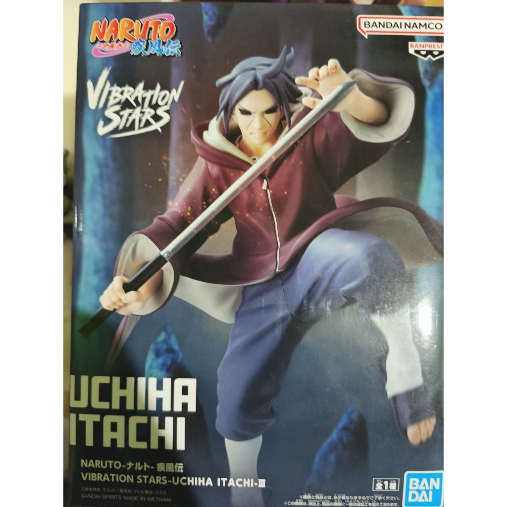 Naruto Shippuden Vibration Stars - Uchiha Itachi - III จากแบรนด์ Banpresto ของแท้ลิขสิทธิ์จาก Bandai