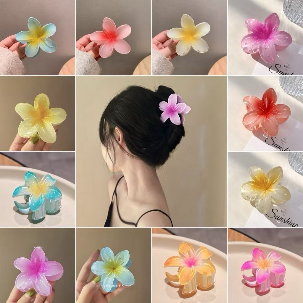 🌴🌈 ดอกลีลาวดี ชบา กิ๊บดอกไม้เที่ยวทะเล 💕🌺🇹🇭พร้อมส่งค่ะ
