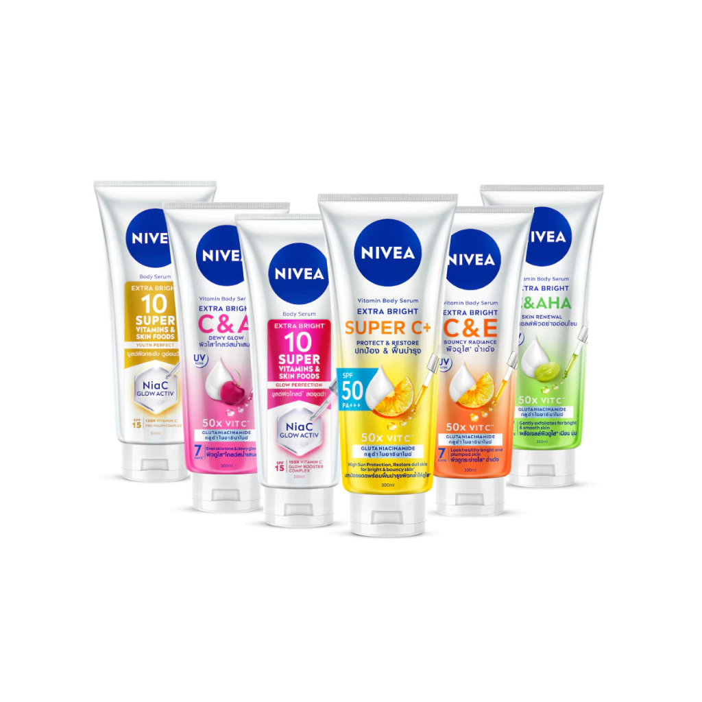 นีเวีย วิตามิน โลชั่นบำรุงผิวกาย 300-320 มล. 2 ชิ้น NIVEA โลชั่น	Body lotion thumbnail 10