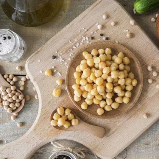 ถั่วลูกไก่ (Chickpeas) เกรดA อบกรอบ Roasted Chickpeas