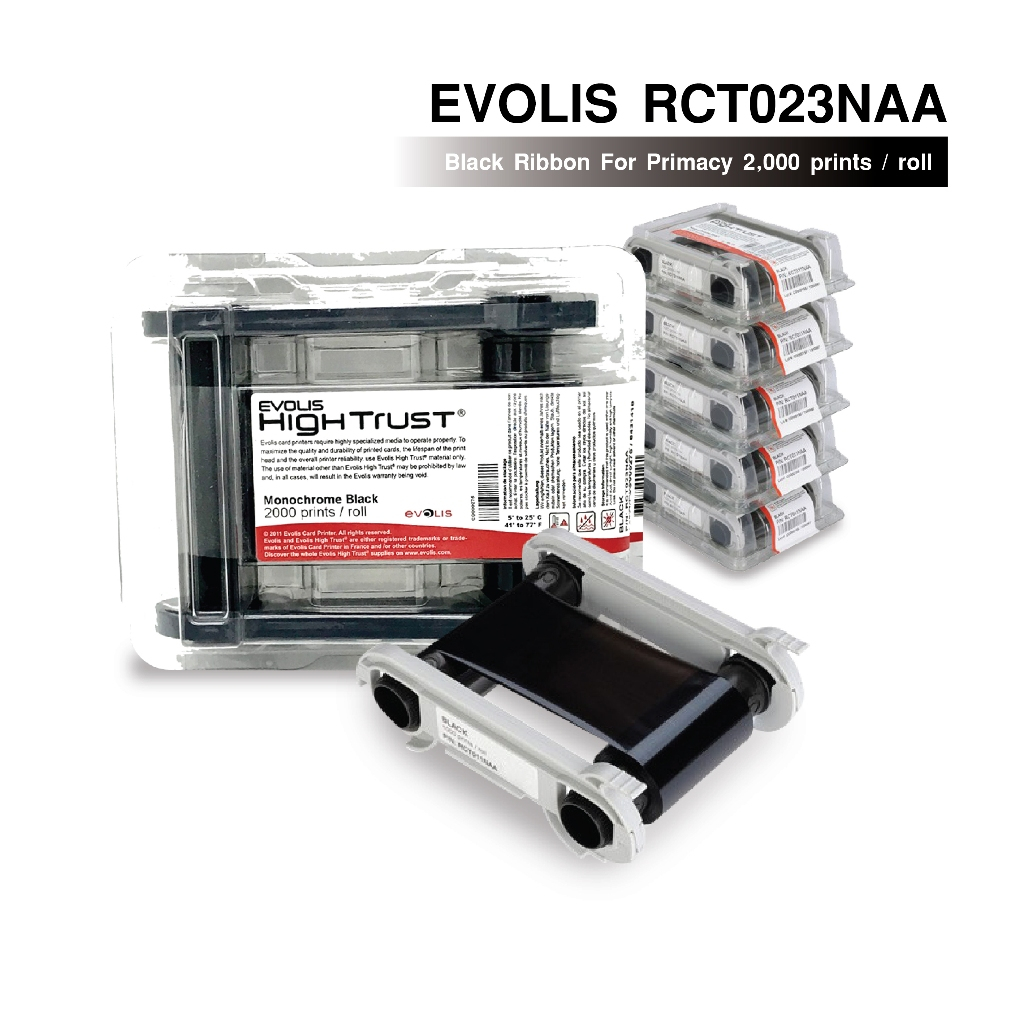 Evolis RCT023NAA BLACK ของแท้