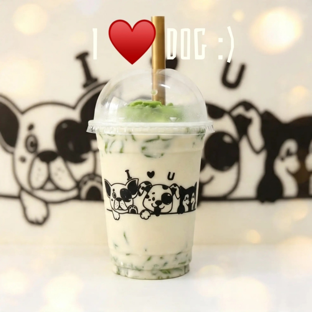 [Dog-FC-100] แก้ว PET ยี่ห้อ FPC ขนาด 16oz รุ่น FC16 สกรีนลายน้องหมา มีสีให้เลือก บรรจุ 100 ใบ (เฉพาะแก้วไม่รวมฝา)