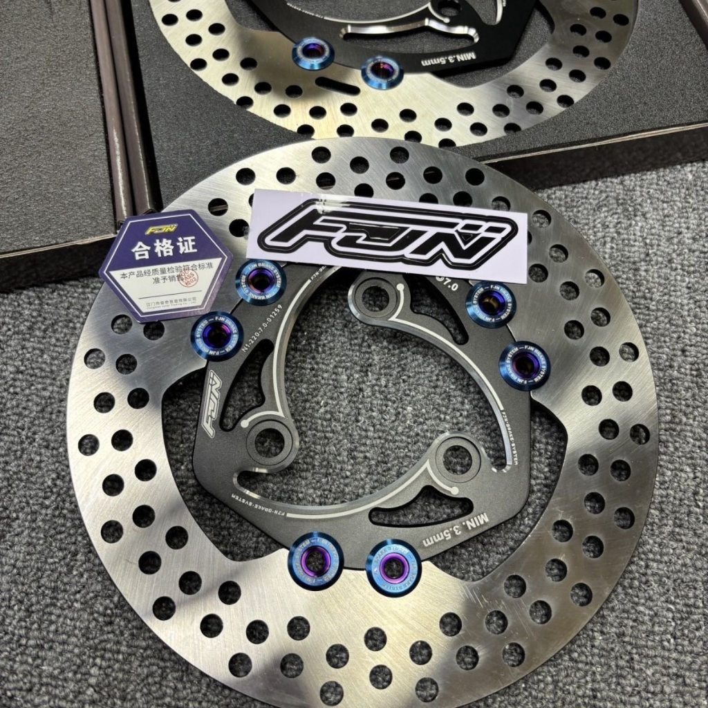 FJN Brake N1 Floating Disc 220/245 Brake Disc Cow Three Hole Nine Core Aircraft Disc ชิ้นส่วนอะไหล่ร