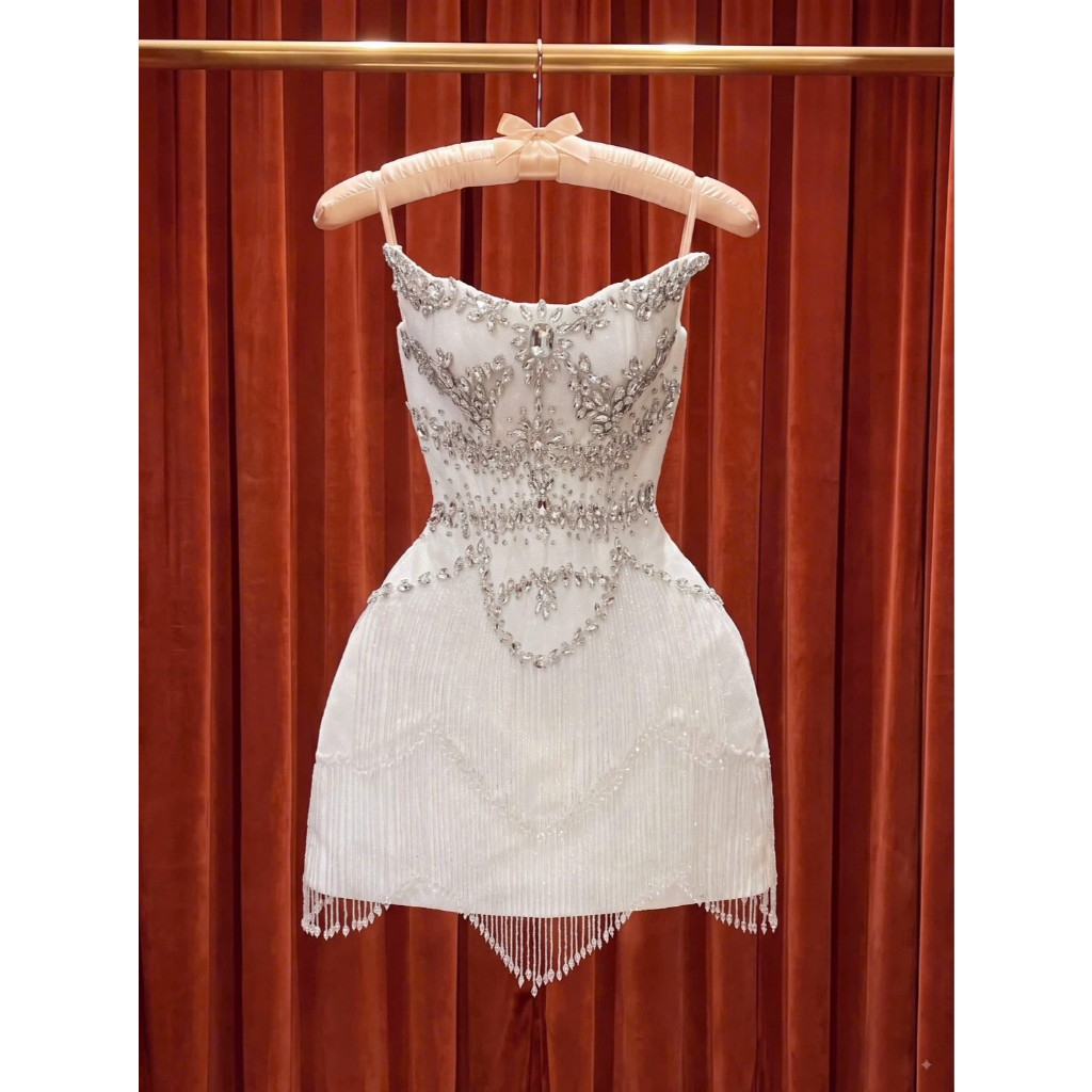 ชุดเดรสเกาะอก ปาร์ตี้ HISO BRAND