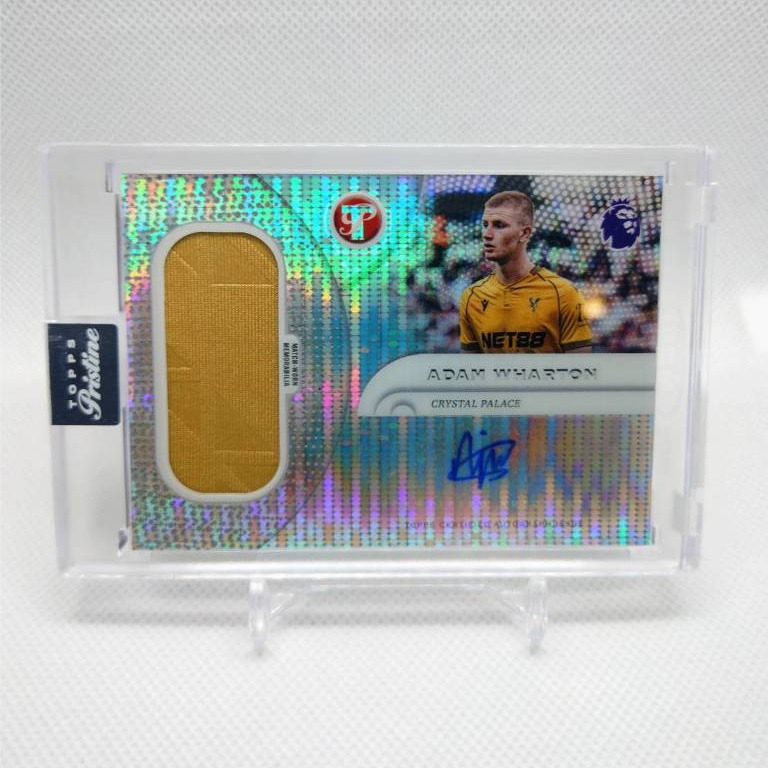 Topps Pristine EPL 25/26 - Adam Wharton - Crystal Palace - Pristine from the Pitch Autograph Relics