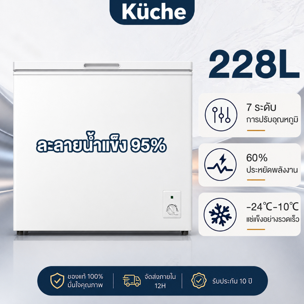 ตู้แช่ฝาทึบ ตู้แช่แข็ง ขนาดเล็กในครัวเรือน ความจุ 158-228 ลิตร ตู้แช่แข็งครัวเรือน แช่เบียรวุ้น แช่นม ประหยัด จัดส่งเร็ว