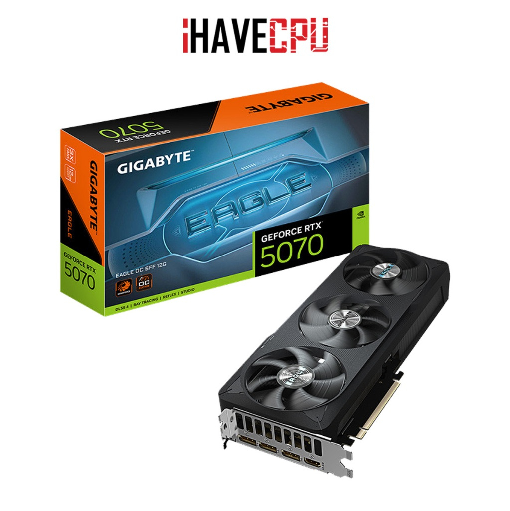 การ์ดจอ (vga) iHAVECPU GIGABYTE GEFORCE RTX 5070 EAGLE OC 12G - 12GB GDDR7 (GV-N5070EAGLE OC-12GD)