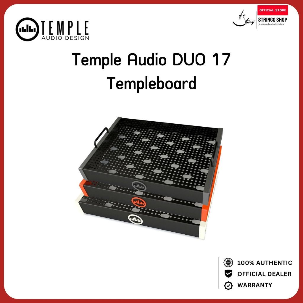 Temple Audio DUO 17 Templeboard บอร์ดเอฟเฟค Modular 2 แถว 17 นิ้ว