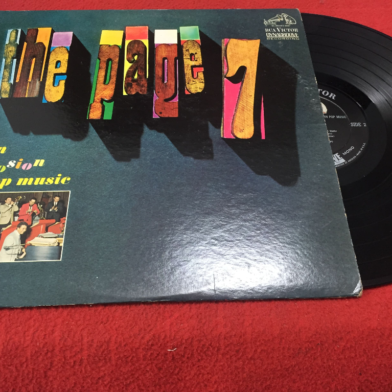 An Explosion In Pop Music -  The Page 7 ขนาด 12 นิ้ว LP ร้าน PinHaiMusic B198