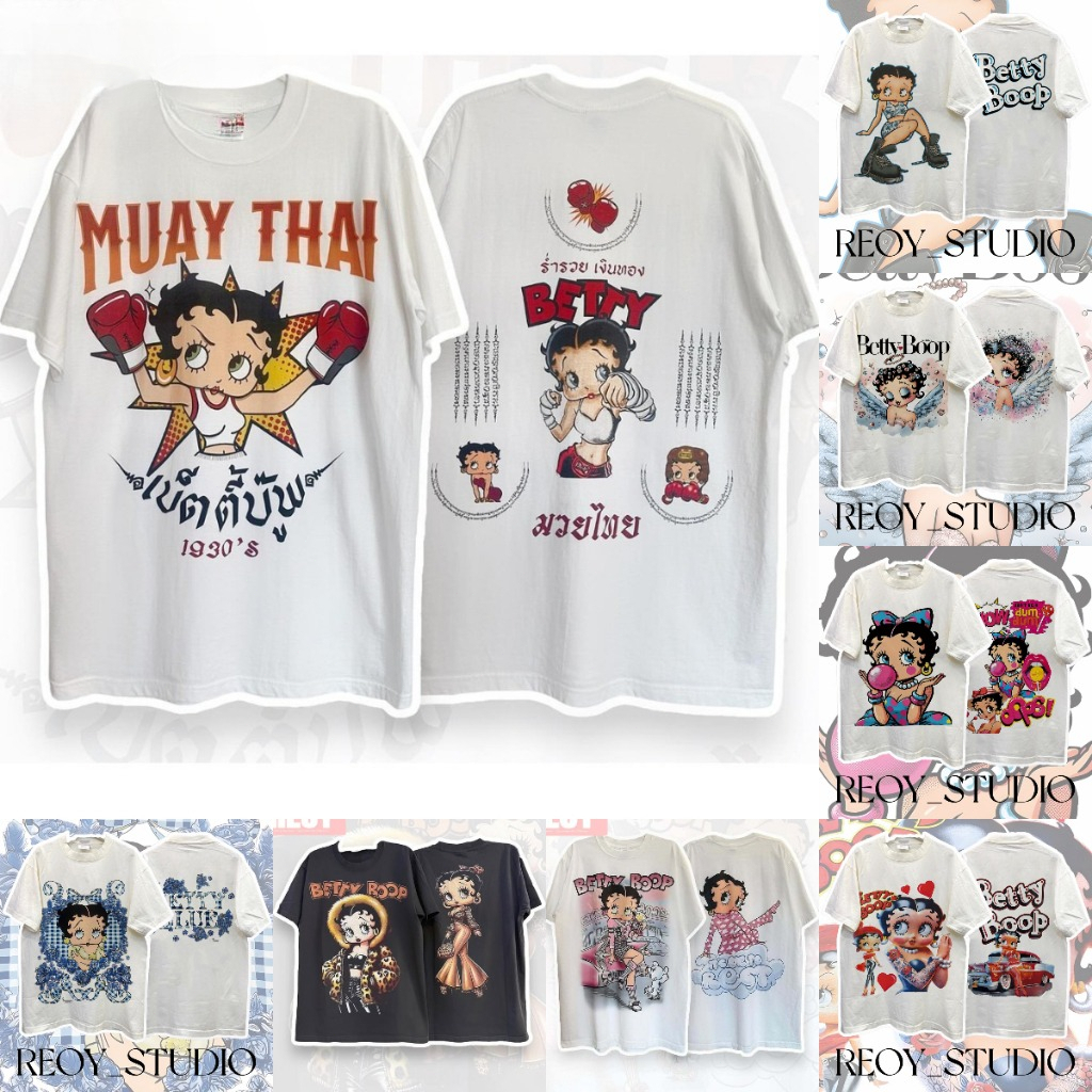 (จัดส่งฟรี 24ชั่วโมงลดราคา) ผู้หญิง เสื้อยึด ผ้าเทคโนโลยี Sorona จากอเมริกา พิมพ์ลาย เสื้อยืด oversie