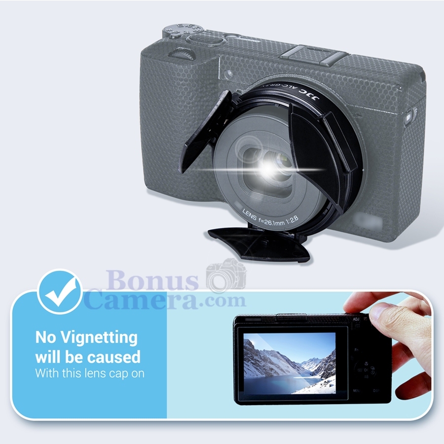 ALC-GR3X ฝาปิดเลนส์แบบเปิด-ปิดได้เองตามเลนส์ สำหรับกล้อง Ricoh GR IIIx,GR IIIx HDF Auto Lens Cap