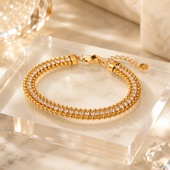 Luxe Crystal Tennis Bracelet Crystal Tennis Bracelet