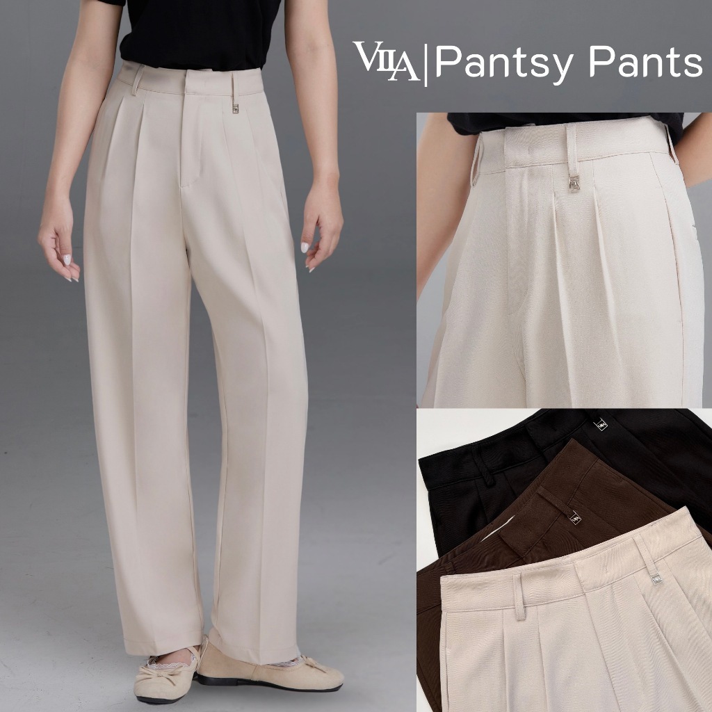 VILA |  TM39 Pantsy Pants กางเกงทรงบอย