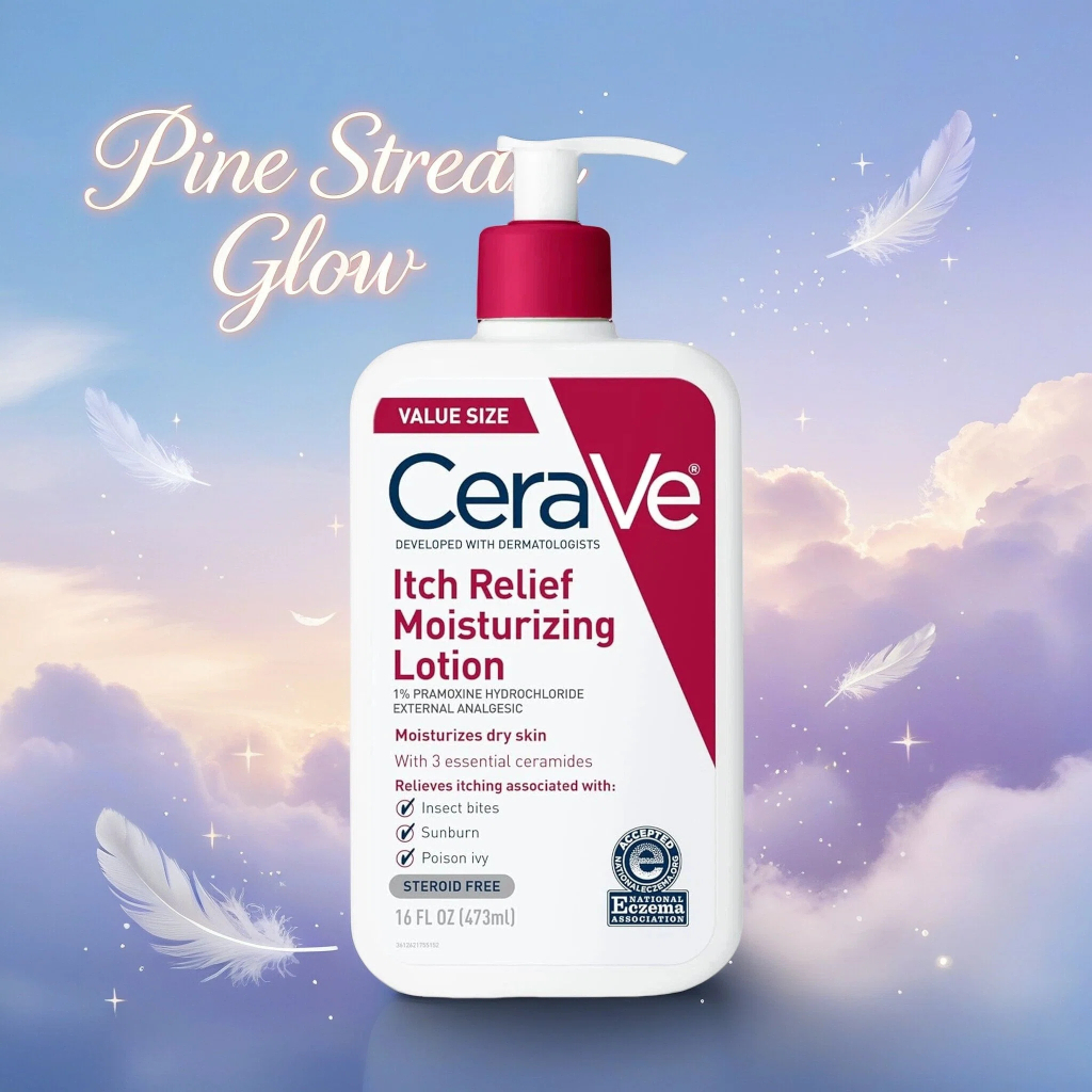 【473ml】Itch‑Relief Moisturizing Lotion Soothe Dry Itchy Skin Repair And Hydrate Skin