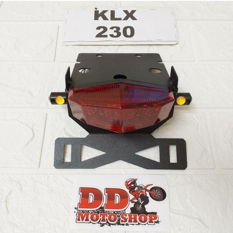 ท้ายสั้นklx230 #ใส่ไฟเลี้ยวตาแมว #โครงเหล็กหนา1.2mm #ไฟท้ายแต่งKLX230 KLX230S KLX230SE KLX230SM SHER