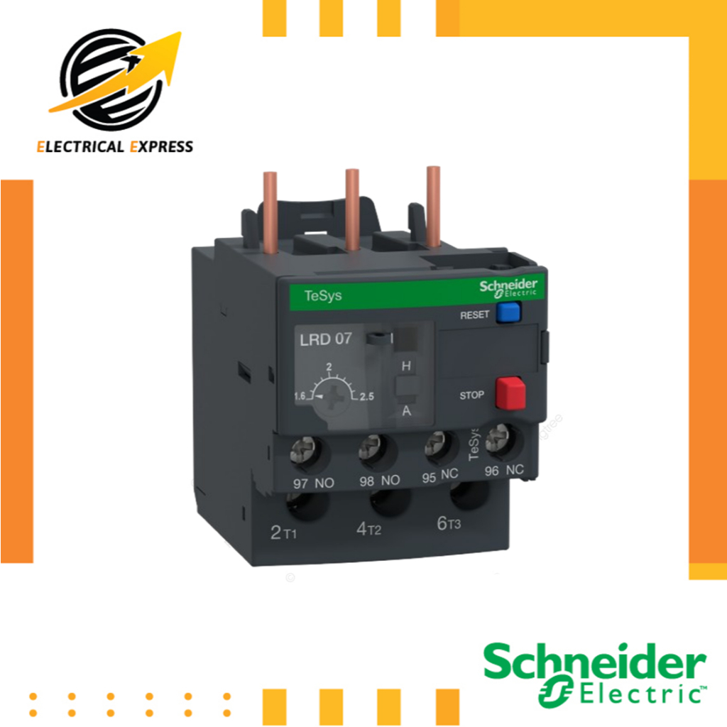 LRD07 / โอเวอร์โหลดรีเรย์ / LRD / Overload Relay / Schneider