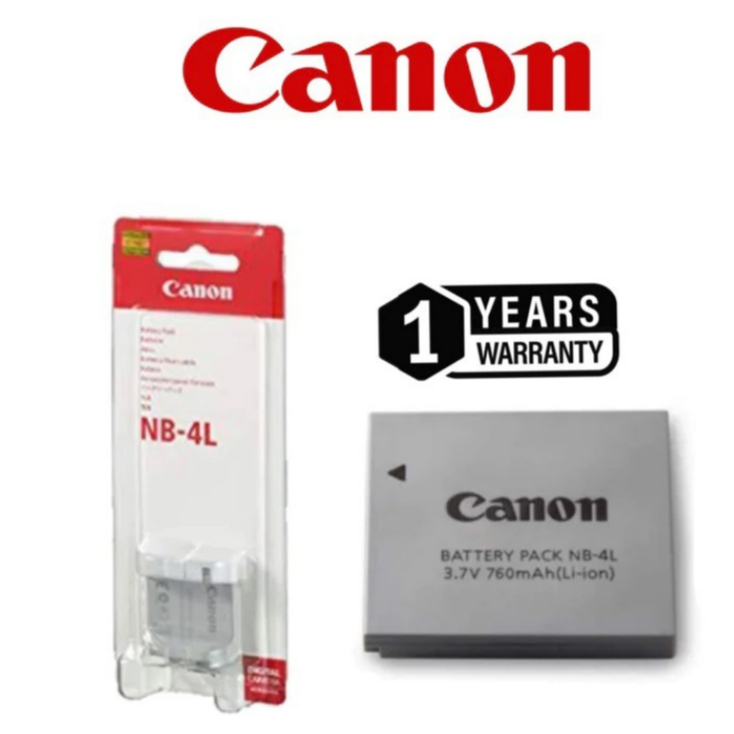 Brand new original CanonNB-4L Rechargeable Li ion Battery 3.7V for IXUS/PowerShot Camera