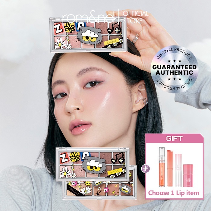 [rom&nd official] rom&nd X ZO&FRIENDS Better than Palette (2colors) | Eyepalette, Eyeshadow