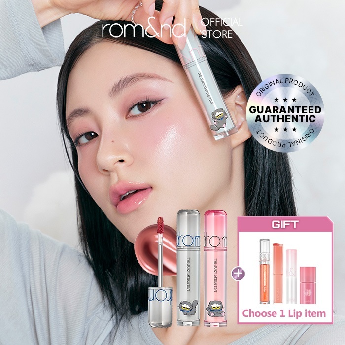 [rom&nd official] rom&nd X ZO&FRIENDS The Juicy Lasting Tint | Lip tint (4colors)