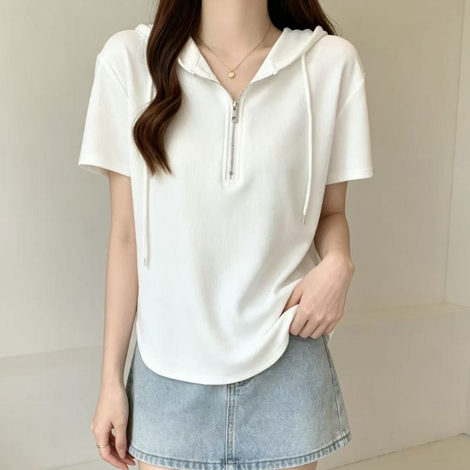 UM Shop เสื้อคลุมบางมแฟชั่นเกาหลี แบบบาง มีฮู้ดเบาบาง สวมใส่สบาย ผู้หญิง น่ารัก จัดส่งในกรุงเทพฯ 1-2