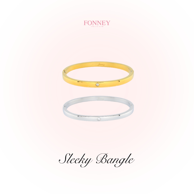 BL-71 Fonney กำไล-Sleeky  สแตนเลสแท้ไม่ลอกไม่ดำ
