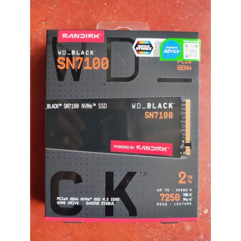 WD BLACK SN7100 ความจุ 2TB