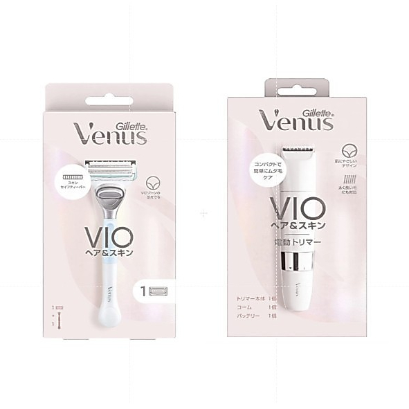 🇯🇵【Direct from Japan】P & G Gillet Venus VIO Hair & Skin Razor Electric Trimmer Body+Com with Battery