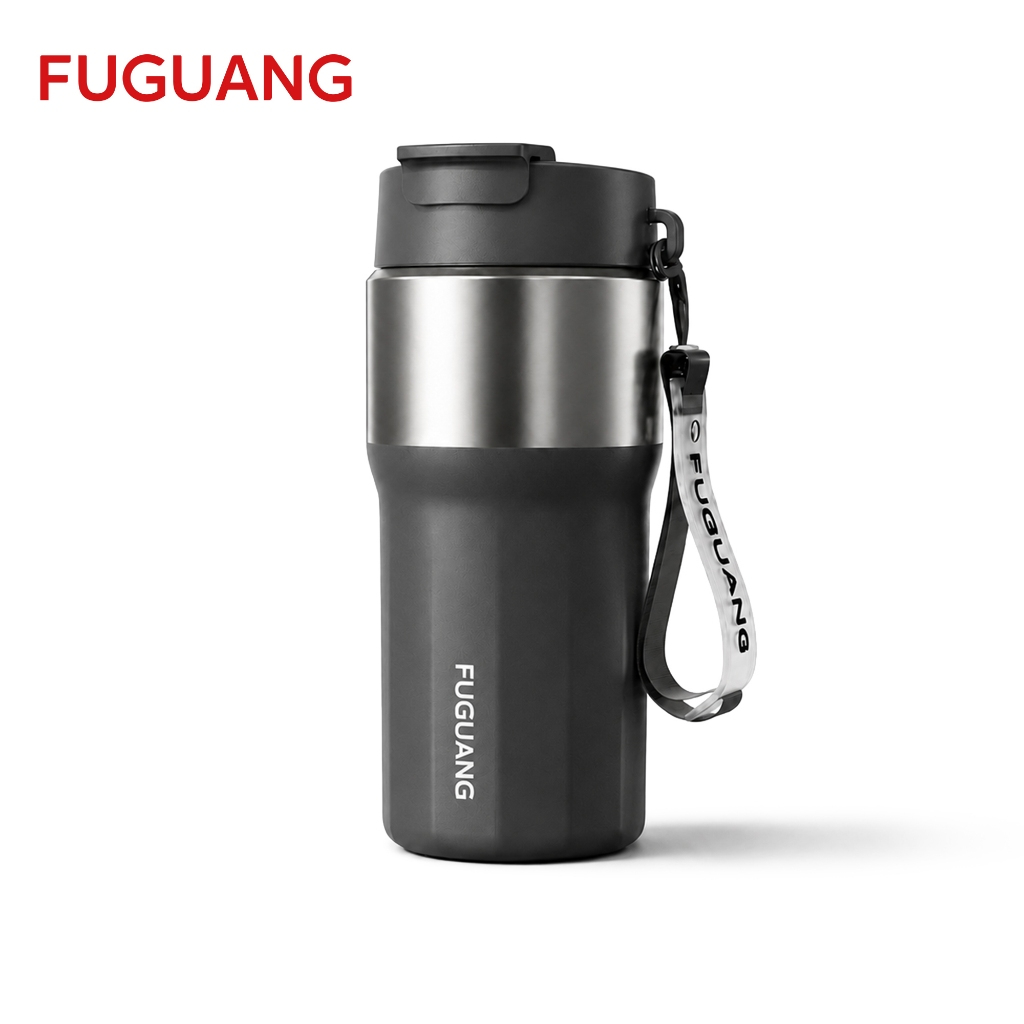 Fuguang แก้วกาแฟเก็บอุณหภูมิ เก็บร้อน 6ชม เก็บเย็น 24ชม สแตนเลส 316L 560ml แก้วกาแฟ Coffee cup