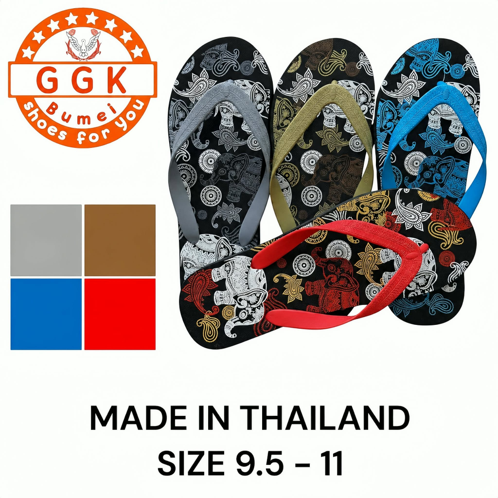 รองเท้าแตะ รองเท้าหูหนีบ #ลายช้าง Size 9.5-11