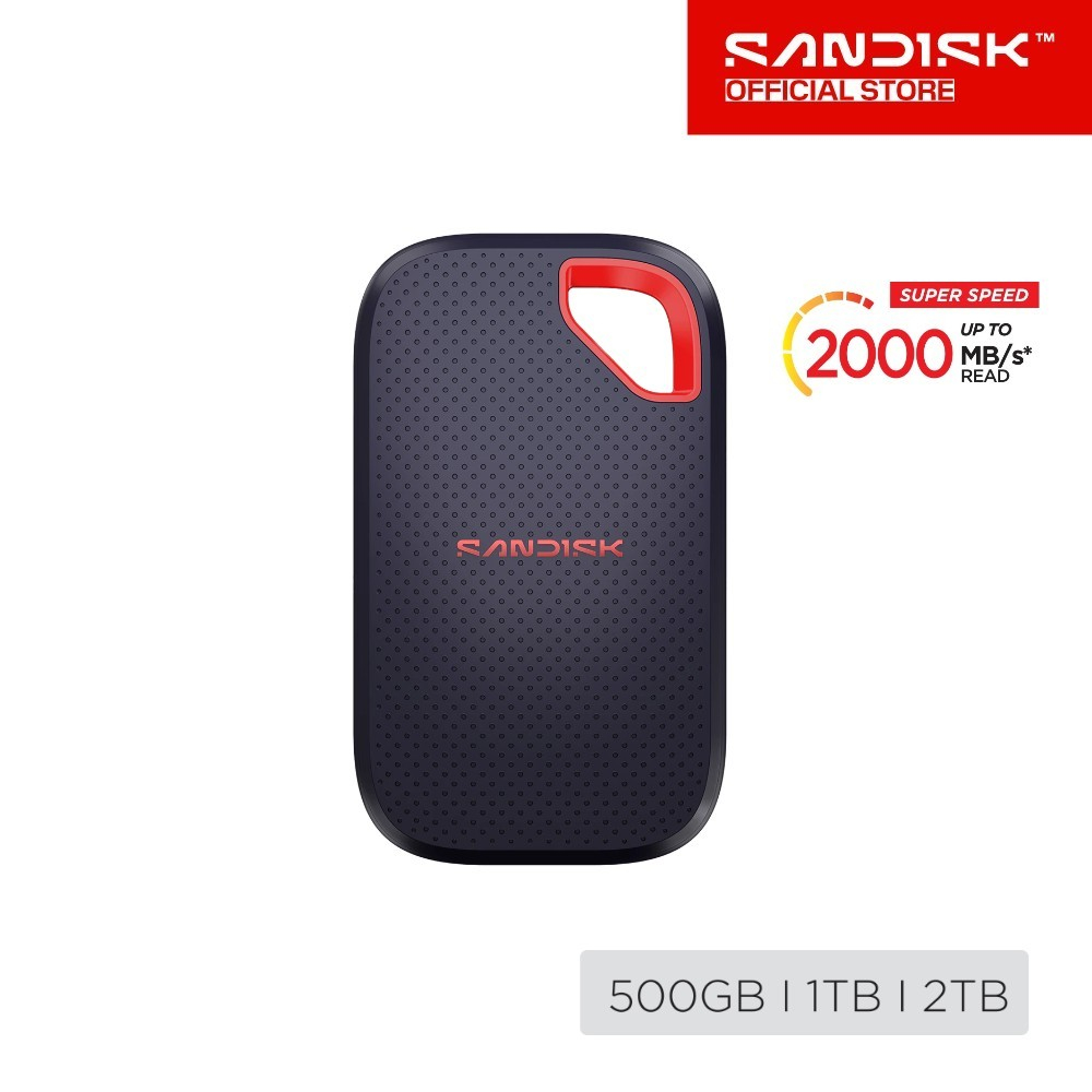 SANDISK Extreme Portable SSD (V3) 500GB 1GB 2GB 4GB (SDSSDE70-xxx-G25)