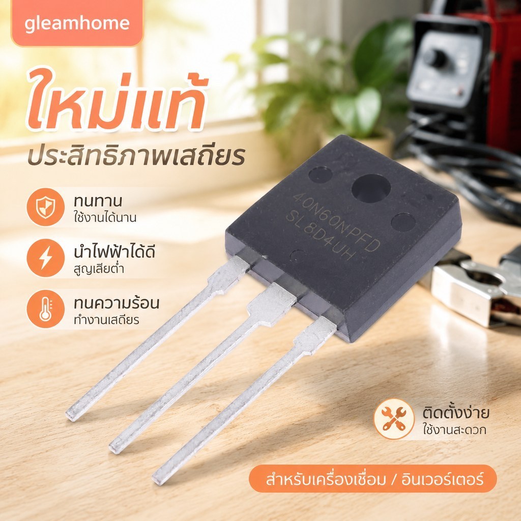 40N60NPFD และ Oril 40A มอเตอร์ไดรฟ์ SGT40N60NPFD 600V ใช้เฉพาะเครื่องเชื่อมแบบเดี่ยว IGBT เท่านั้น