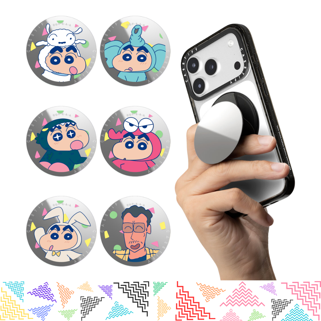 อุปกรณ์ CASETiFY | Crayon Shinchan Snappy Grip Stand [Crayon Shinchan] แท้ พร้อมส่ง
