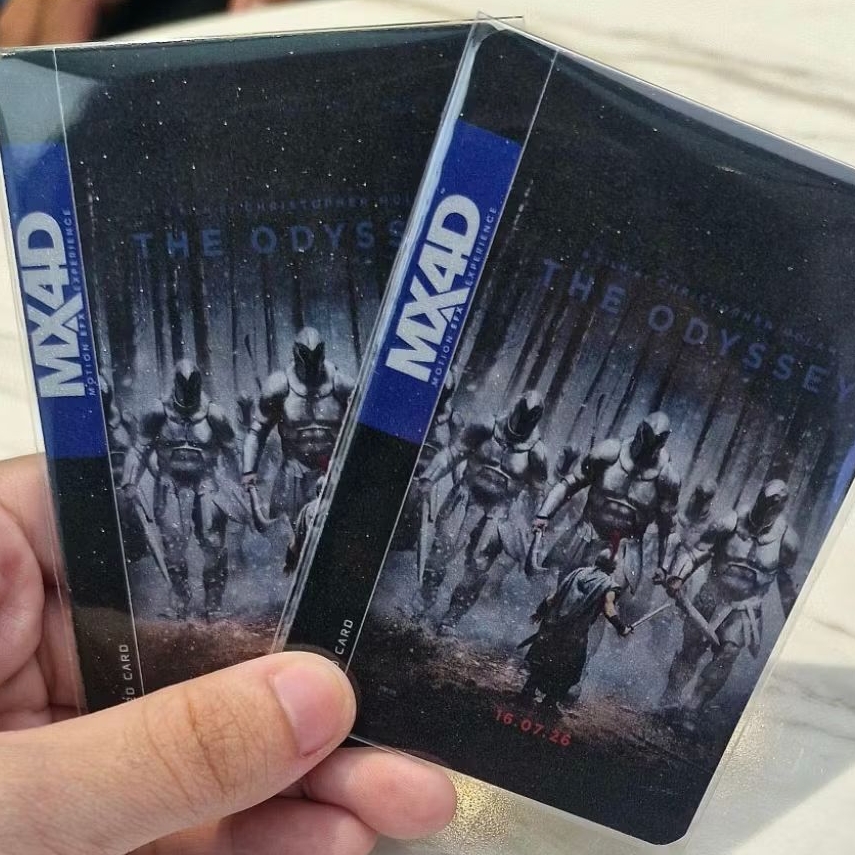 การ์ด MX4D ของสะสมไลน์ใหม่ Spiderman, The odyssey, The end of oak street จาก sf cinema