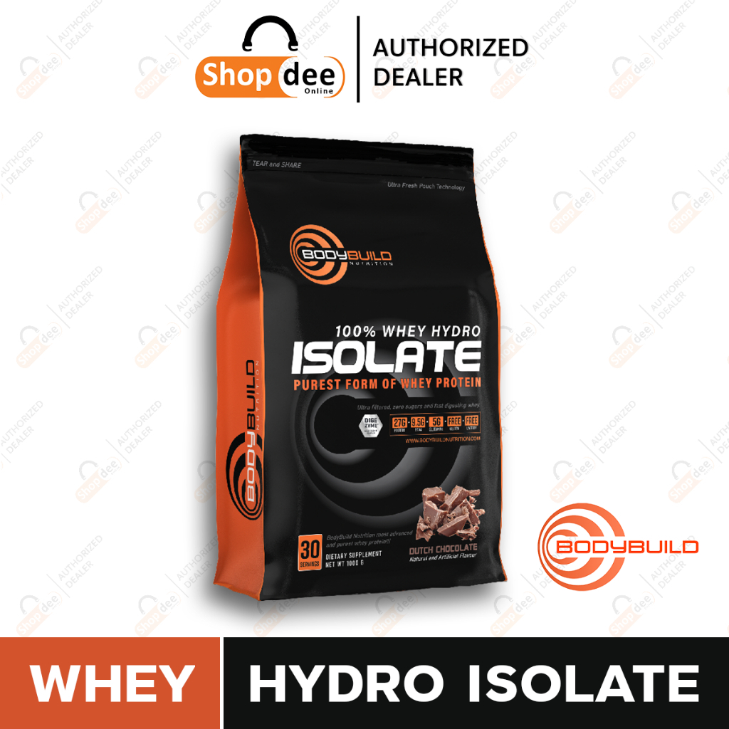 Bodybuild Nutrition Whey Protein Hydrolyzed 100% Whey Isolate - เวย์โปรตีน เวย์ ไฮโดรไอโซเลท สูตรลีน
