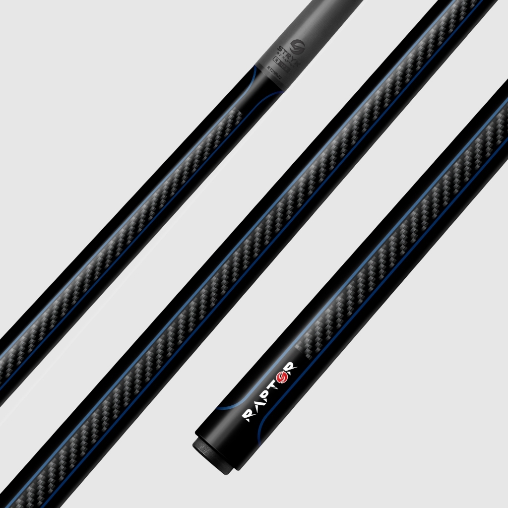 [ของแท้] Raptor Shadow ไม้คิว 2 ท่อนสำหรับ พูล บิลเลียด ชาฟท์คาร์บอนไฟเบอร์ มี Wrap/No Wrap Joint Uni-Loc/Radial ยาว 58"