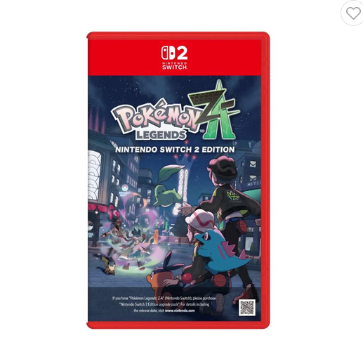 แผ่นเกม NINTENDO SWITCH 2 POKEMON LEGENDS Z-A