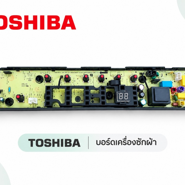TOSHIBA บอร์ดปุ่มกด/ดิสเพย์เครื่องซักผ้าโตชิบา/อะไหล่แท้/F17138000031803/ใช้ได้กับรุ่นAW-K801AT