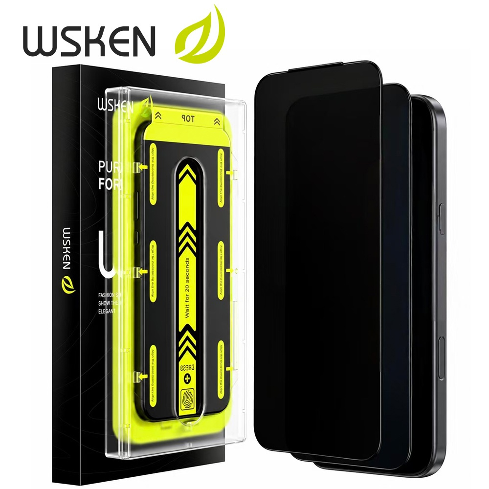 WSKEN ฟิล์ม สำหรับ iPhone 18ProMax แบบเต็มจอ กันรอย ฟิล์มกระจก ไอโฟน 18Pro 17ProMax 16 15Pro 14 13 Plus ติดง่าย ไม่มีฟอง