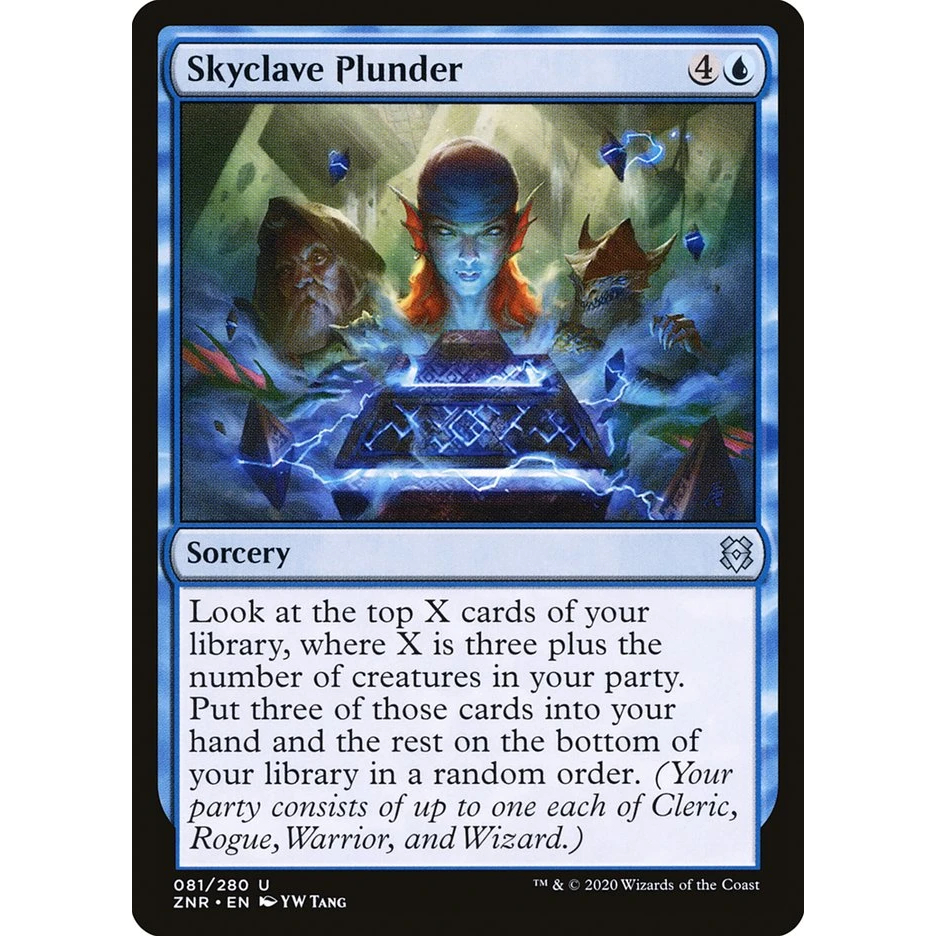 MTG - Magic The Gathering - Zendikar Rising - Skyclave Plunder - Near Mint
