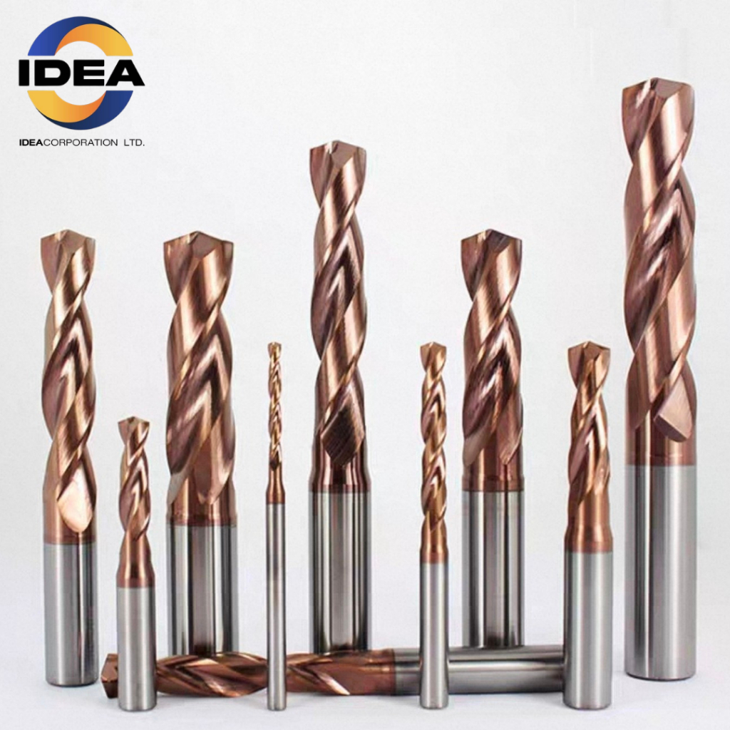 ดอกสว่านคาร์ไบด์ (ขนาด6.7-14 มิล ) สำหรับเจาะเหล็กแข็ง HRC55 - Carbide Drill
